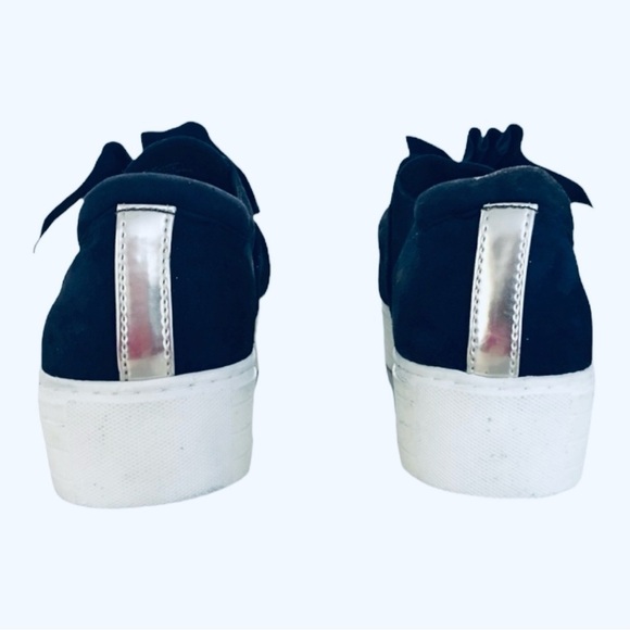 Kenneth Cole Slip On Loafer Sneaker Aaron Blue Suede Leather Platform 8.5 - Picture 9 of 12